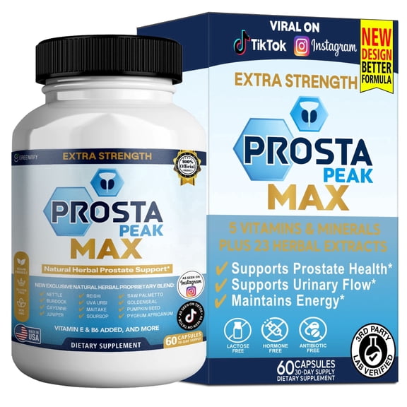 GreenVify ProstaPeak Max Men’s Prostate Health Support Supplement
