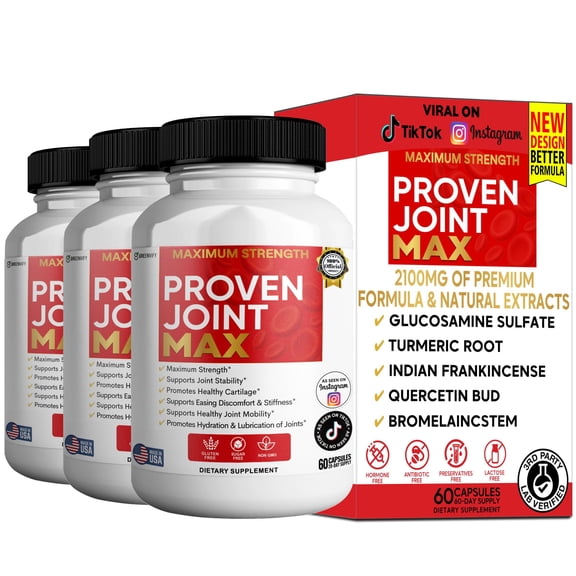 GreenVify Proven Joint Max – Daily Joint Comfort & Mobility Support Supplement