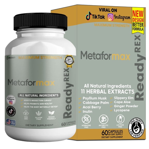 GreenVify Ready Rex Metaformax Capsules – Daily Metabolic Wellness & Lifestyle Support Supplement