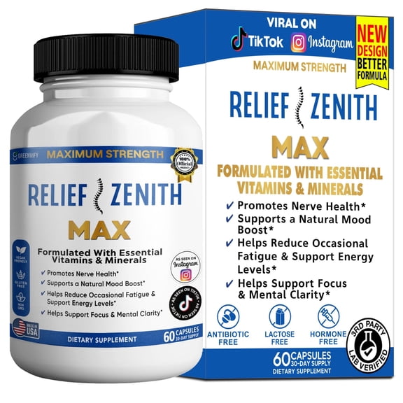 GreenVify Relief Zenith Max – Daily Comfort & Support Supplement