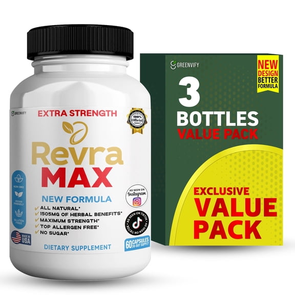 GreenVify Revra Max Dietary Supplement Capsules – Daily Vitality & Wellness Support