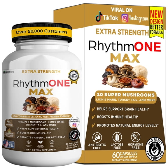 GreenVify RhythmONE Max Heart & Daily Vitality Support Supplement