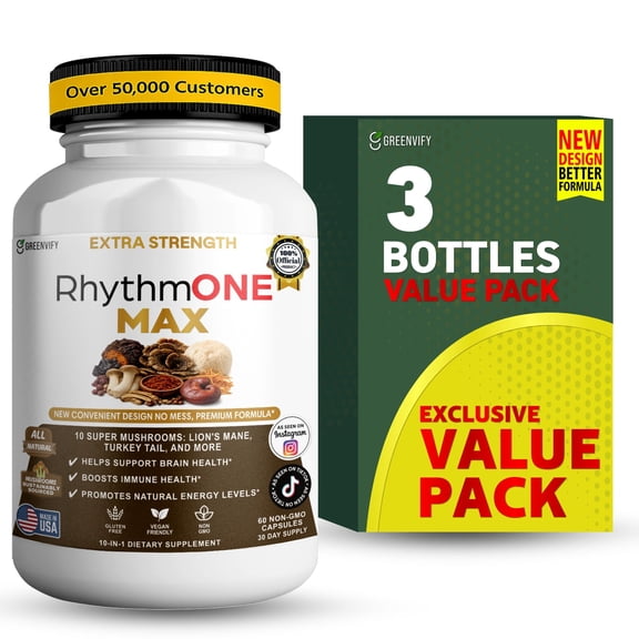GreenVify RhythmONE Max Heart & Daily Vitality Support Supplement