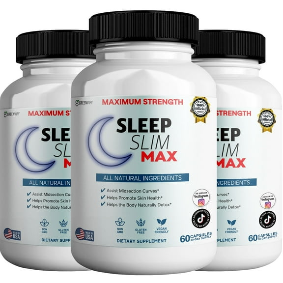GreenVify Sleep Slim Max – Nighttime Relaxation & Metabolic Wellness Support Supplement