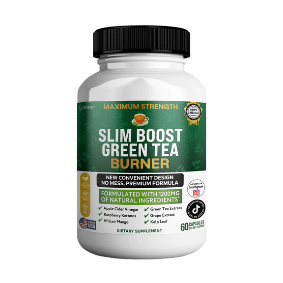 GreenVify Slim Boost Green Tea Burner – Green Tea Energy & Active Lifestyle Support Supplement