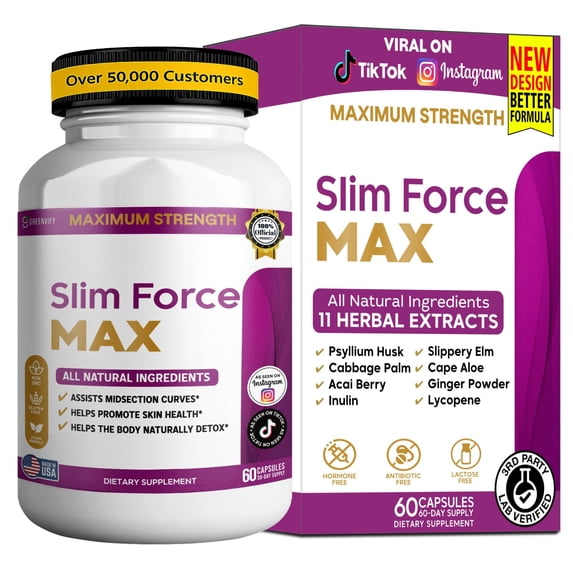 GreenVify Slim Force Max Metabolism Support Supplement – Supports Energy & Active Lifestyle