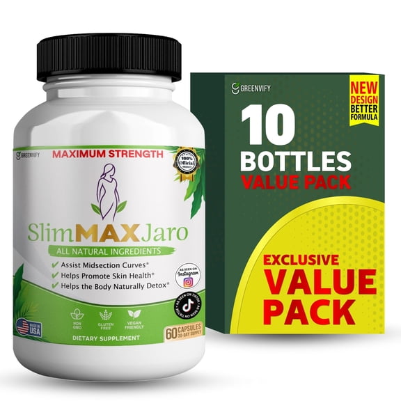 GreenVify Slim Max Jaro Advanced Weight Management Supplement, 60 Capsules