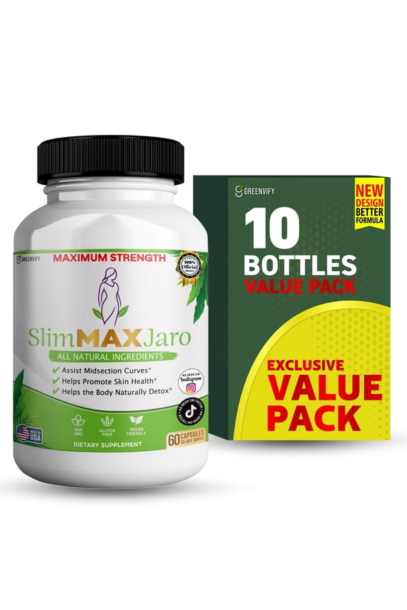 Slim Max Jaro Advanced Weight Management Supplement, 60 Capsules