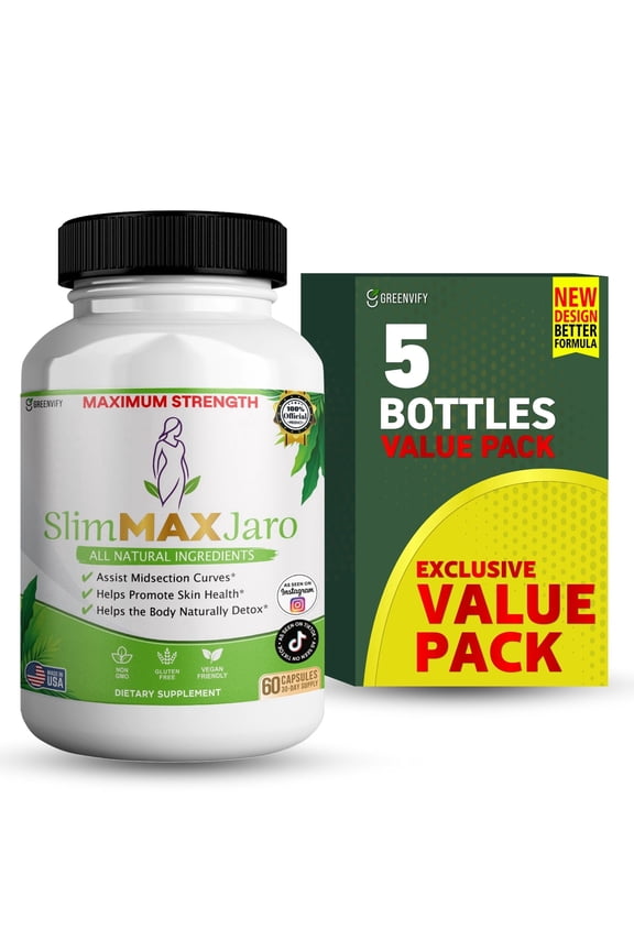 Slim Max Jaro Advanced Weight Management Supplement, 60 Capsules