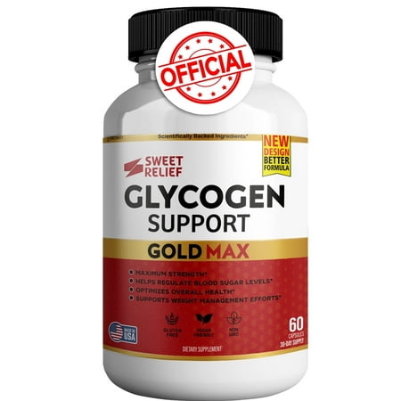 GreenVify Sweet Relief Glycogen Support Capsules, Metabolic & Energy Support Supplement
