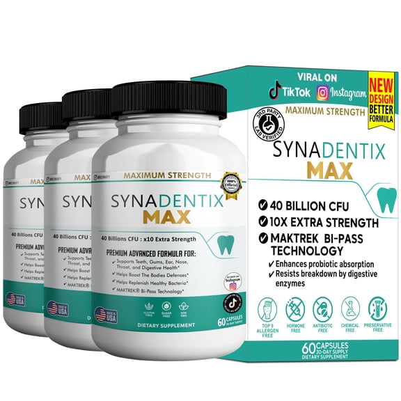 GreenVify SynaDentix Max Oral Health & Gum Wellness Support Formula