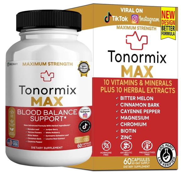 GreenVify Tonormix Max – Blood Pressure & Circulatory Balance Support Formula