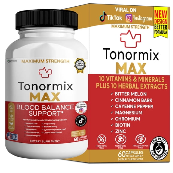 GreenVify Tonormix Max – Blood Pressure Wellness & Circulatory Balance Support Formula