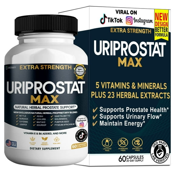 GreenVify Uriprostat Max – Men’s Wellness & Vitality Support Formula