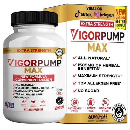 GreenVify Vigor Pump Max – Pre-Workout Energy & Performance Support Formula