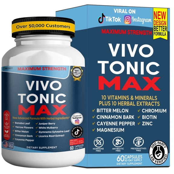 GreenVify Vivo Tonic Max Daily Energy & Support Capsules