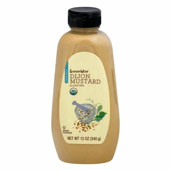 GreenWise Organic Dijon Mustard 12 oz (Pack of 4)