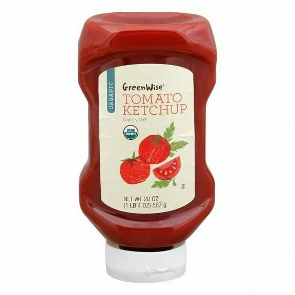 GreenWise Organic Tomato Ketchup 20 oz (Pack of 2)