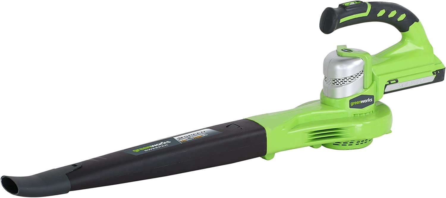 Greenworks 24132 Enhanced 24-Volt Cordless Blower with 24V 2Ah Battery and Charger