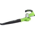thumbnail image 1 of Greenworks 24132 Enhanced 24-Volt Cordless Blower with 24V 2Ah Battery and Charger, 1 of 1
