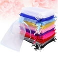 thumbnail image 1 of Greenadscape 100Pcs Mini Drawstring Pouch for Jewelry Package Pouch Craft Projects Assorted .7x3.9in, 1 of 8
