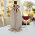 thumbnail image 1 of Greenadscape 10Pcs Linen Rectangular Wine Bottle Bags with Drawstring and Storage, 1 of 8