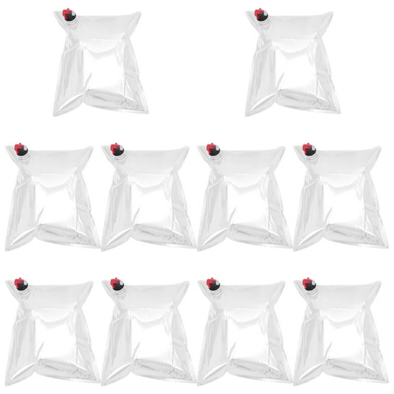 Greenadscape Wine Pouches Silver 10Pcs 15.7X13.0X0.4In