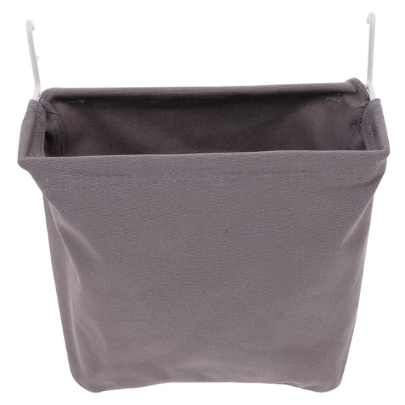Greenadscape 1Pack Household Storage Basket Grey Color with Flat Base and Hanging Design for Home