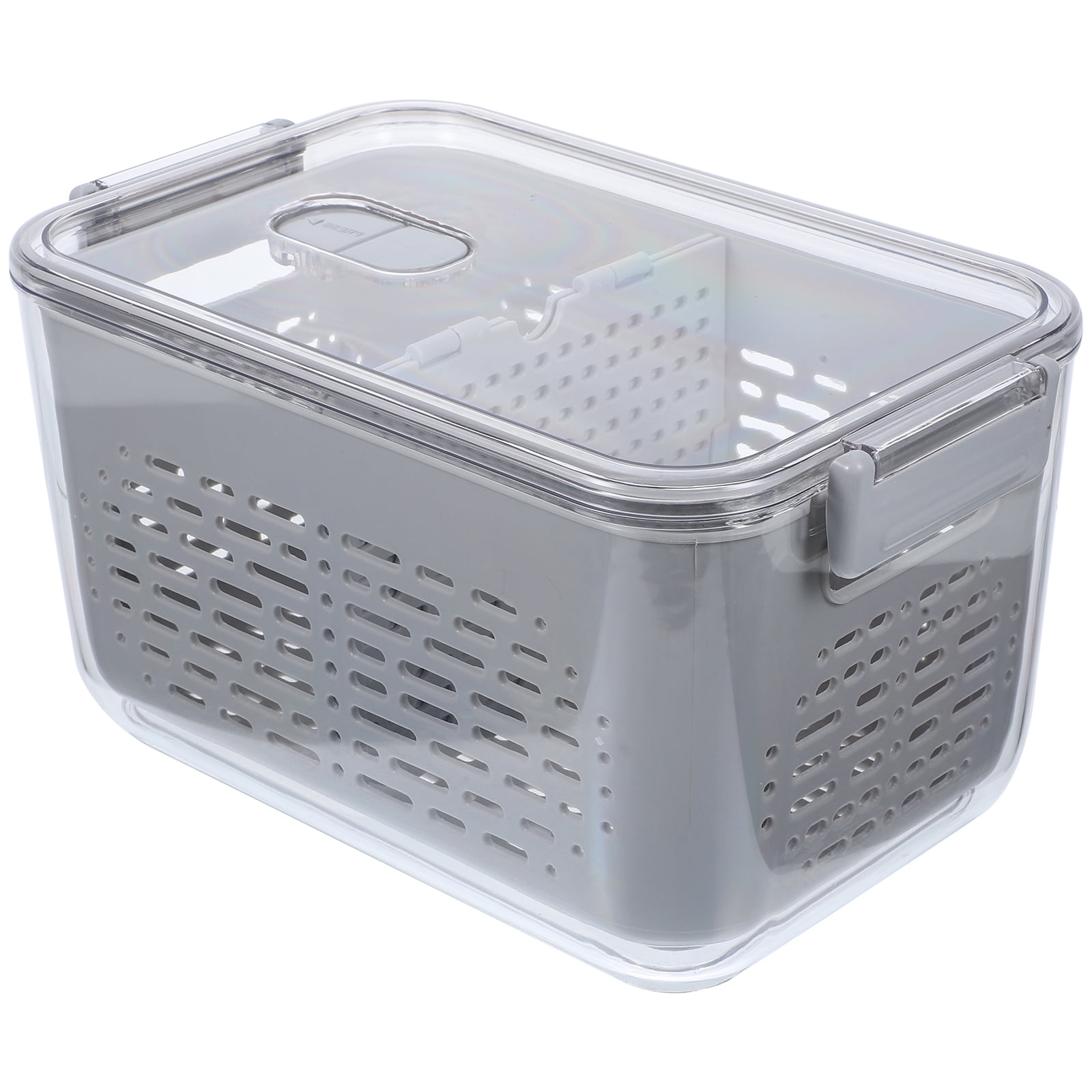 Greenadscape 1Pack Produce Saver Drain Basket Square Louvered Design ...