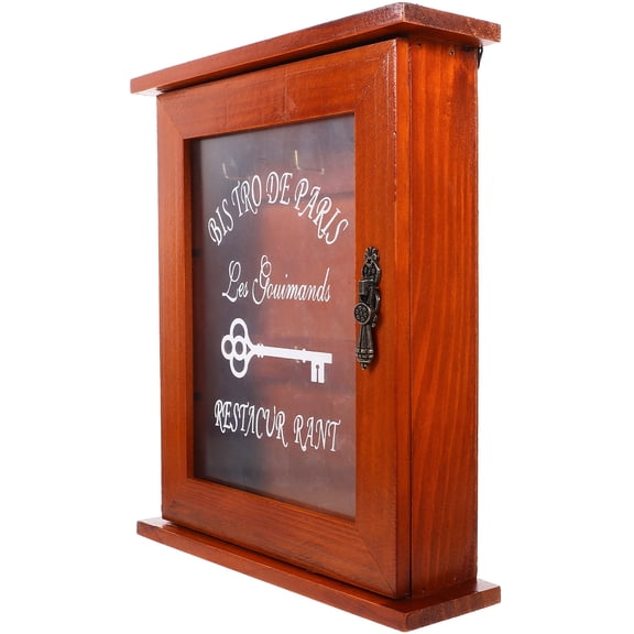 Greenadscape Key Organizer Zinc Alloy Key Storage Cabinet 1Set 9.8X8.3X2.4In