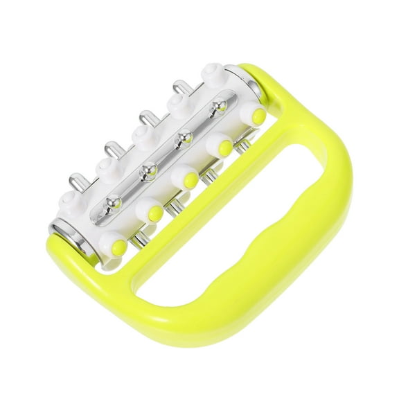 Greenadscape 1Pack Yellow Handheld Massage Roller for Neck and Shoulder Muscle Relief