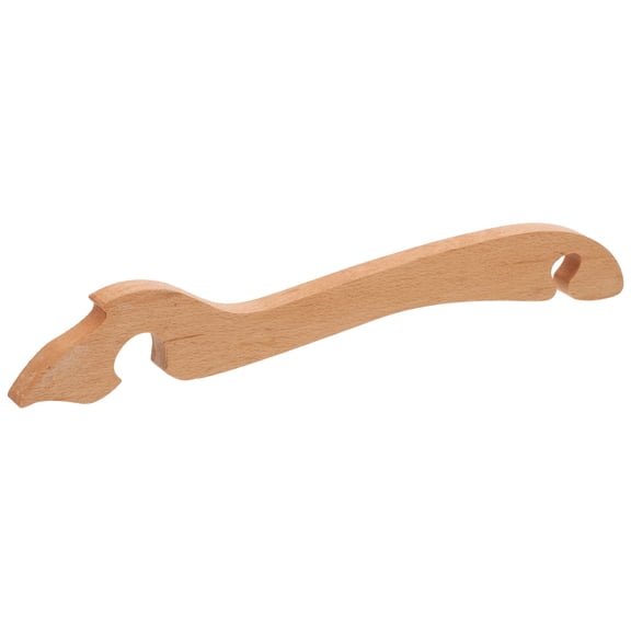 Greenadscape 1Pcs Anti Steam Scalding Khaki Wood Oven Rack Puller for Saving and Baking