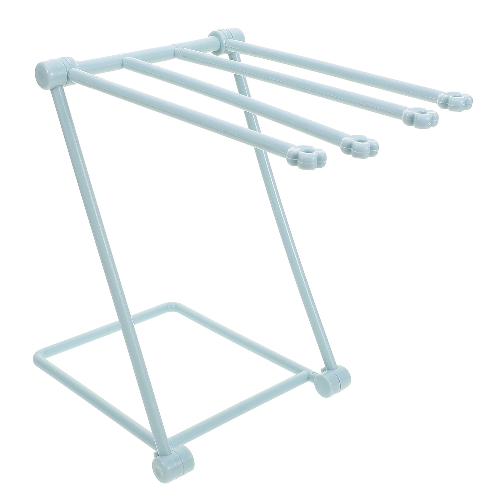 Greenadscape 1Pcs Kitchen Drying Rack for Towels Foldable Blue