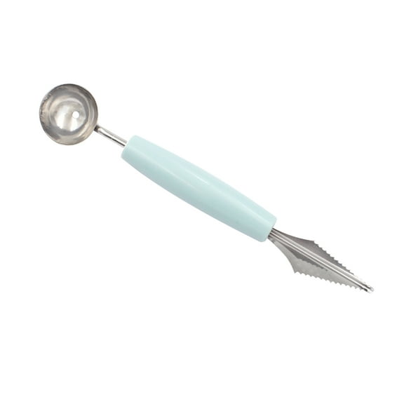 Greenadscape 1Pcs Stainless Steel Fruit Scooper Tool For Home Users Sky-Blue