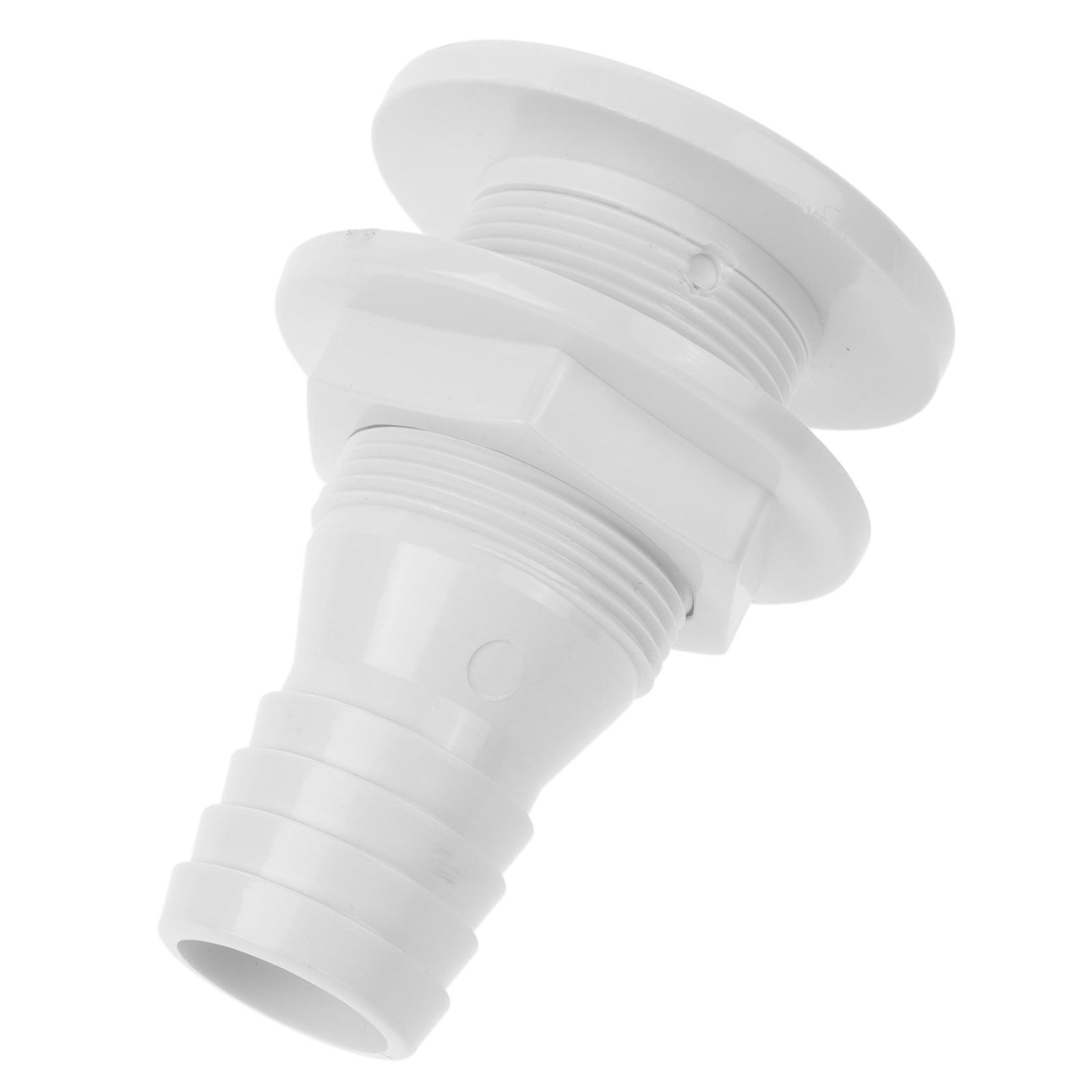 Greenadscape 1Pcs Thru Fitting White Abs Plastic for Boat Water Drain ...
