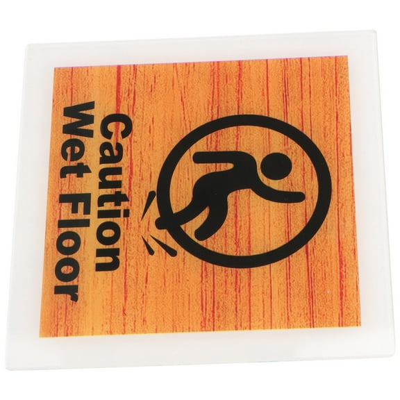 Greenadscape 1Set Caution Wet Floor Sign for Indoor Use with Material Bright Colors