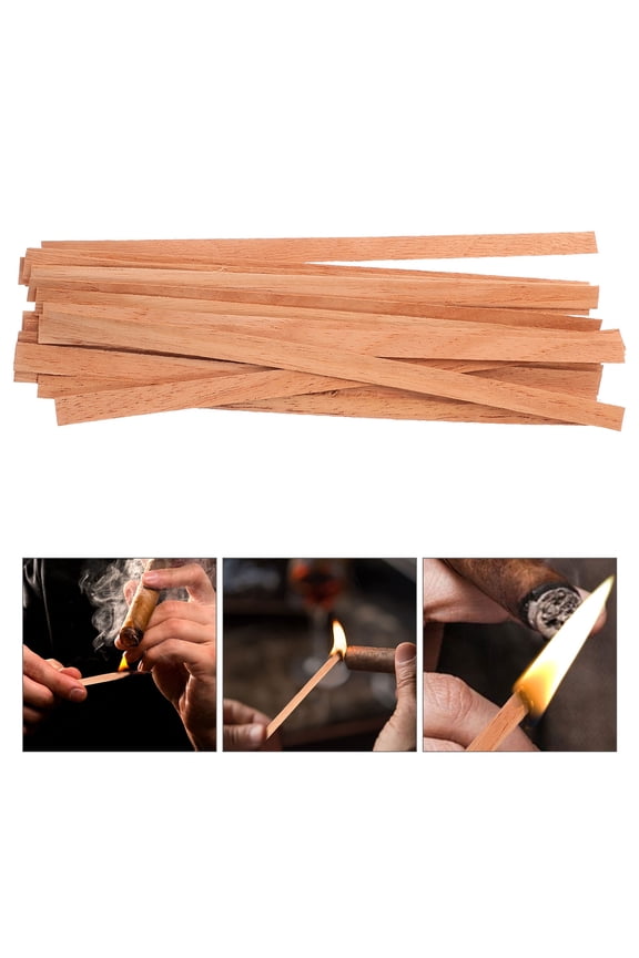 20pcs Large Smoke Box Strips Planks Humidor Accessories with Lighter for Cigars and Tobacco Storage