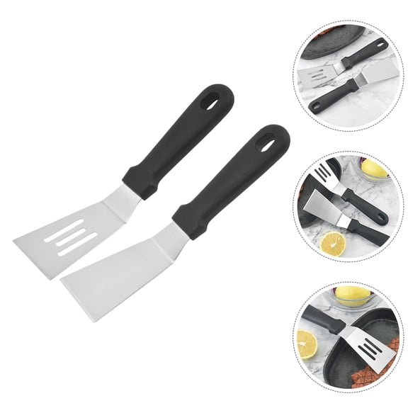 Greenadscape 2Pcs Kitchen Steak Spatula with Stainless Steel and PP for Frying and Grilling 11.4in