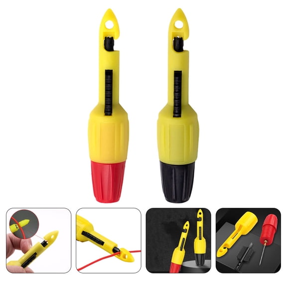 Greenadscape 2Pcs Wire Tester Probe for DIY Enthusiasts Assorted Color 3.85X0.98X0.98in