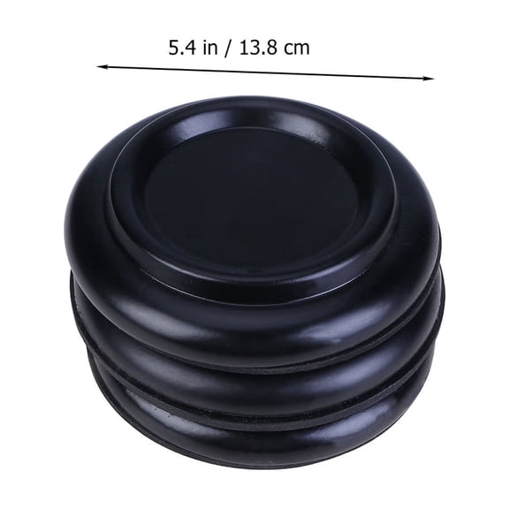 Greenadscape 3Pcs Hardwood Piano Caster Cups Set Non Slip Shockproof for Home Use 12.5 x 12.5 x 2.4in