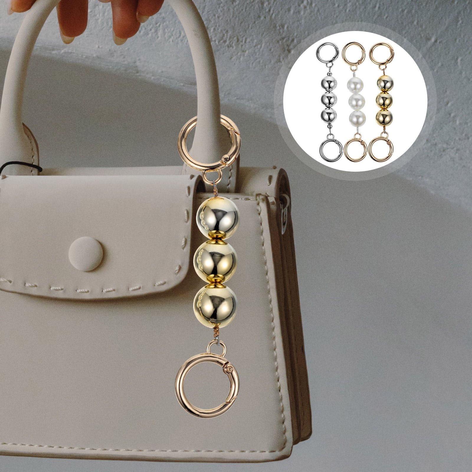 Purse Chain Greenadscape 3Pcs Purse Chains for Handbags with Short Handle ...