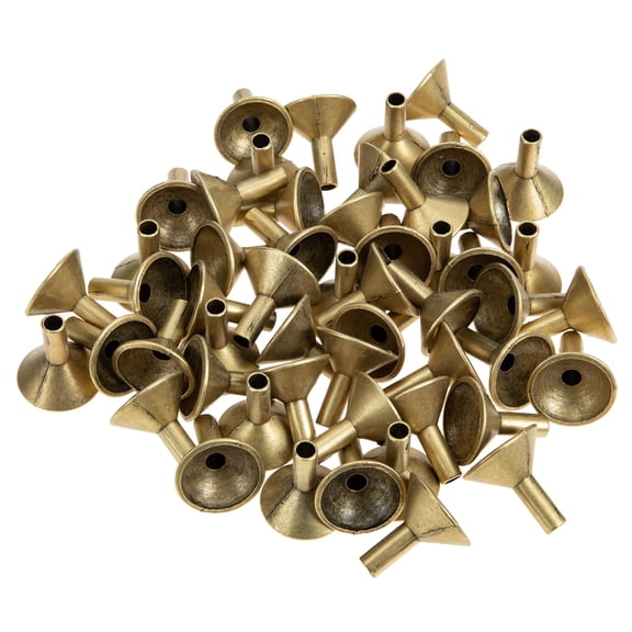 Greenadscape 50Pcs Golden Alloy Fragrance Holder Tray for Bedroom and Living Room Relaxation