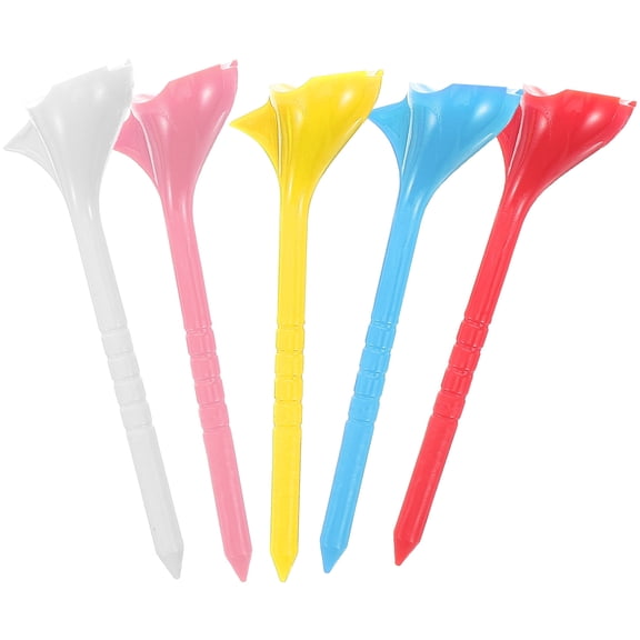 Greenadscape 5Pcs Golf Training Tee for Golf Practice and Display 3.1x1x0.7in