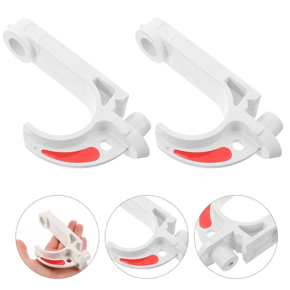 Greenadscape 6Pcs Cord Hooks J Shape for Cable Support and Durability in Coal