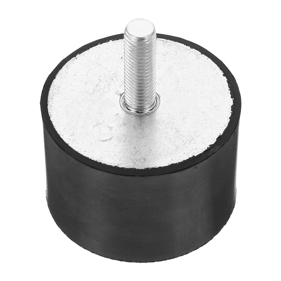 Greenadscape Cylindrical Vibration Isolator Mount 1Set for Pump Galvanized Steel Rubber Vibration Damping