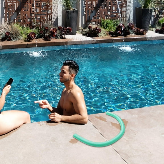 Greenadscape Foam Noodle 1Set for Swimming Practice and Floating in Pools and Water Bodies in Light Green