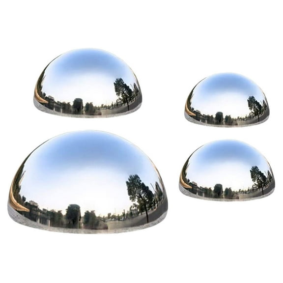 Greenadscape Outdoor Garden Spheres Reflective Steel for Summer Decoration 100mm