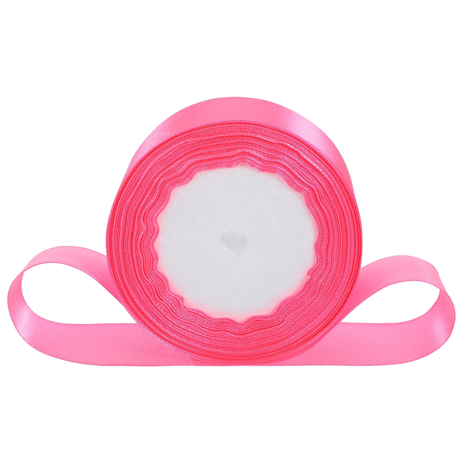 Greenadscape Pink Polyester Ribbon 1 Roll for present Wrapping and ...