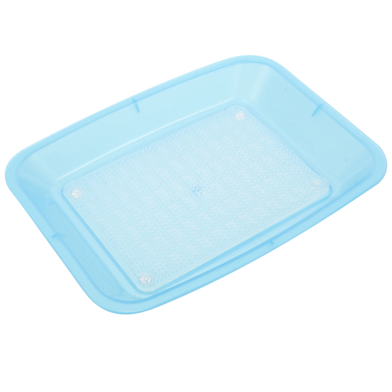 Greenadscape Rectangular Tip Tray 1Pack Blue Plastic Design for ...