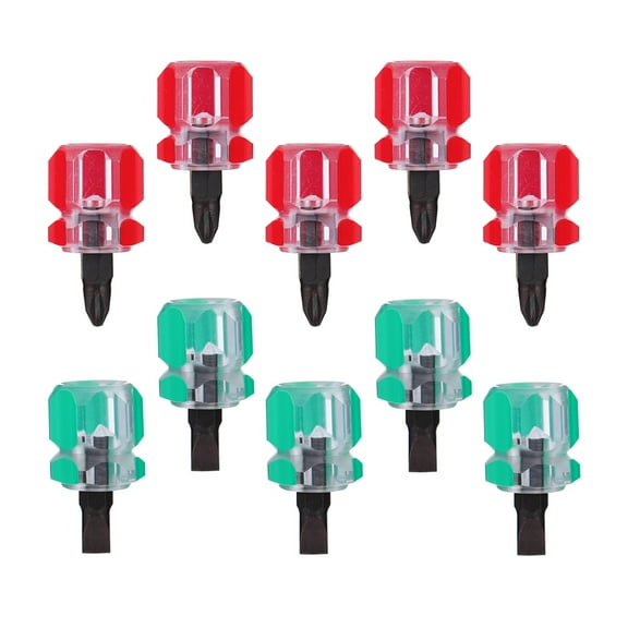 Greenadscape Small Screw Driver Set Kit 12Pcs for Handyman and DIY Enthusiasts